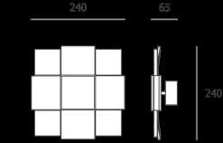 Da parete applique stile Moderna Piccola sissi ca belli  applique con forte sconto^Collezione esclusiva Clearance