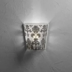 Emporium Da parete applique stile Moderna Cl429 babette applique decorata argento con forte sconto- Applique Da Parete