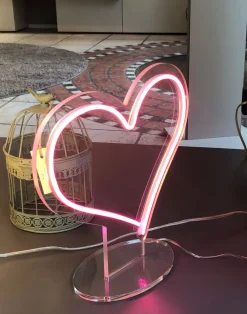 Best Da tavolo Cuore Trasparente a prezzi convenienti Lampade Da Tavolo