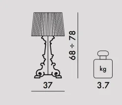 Da tavolo Bourgie a prezzo Outlet  approfittane ora!^Kartell Outlet