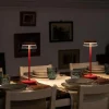 Da tavolo Iluna rossa led stile Moderna a prezzi convenienti^Collezione esclusiva Sale