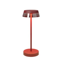 Da tavolo Iluna rossa led stile Moderna a prezzi convenienti^Collezione esclusiva Sale