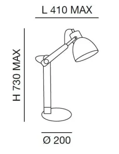 Fabas Luce Da tavolo con SCONTO IMPERDIBILE- Lampade Da Tavolo