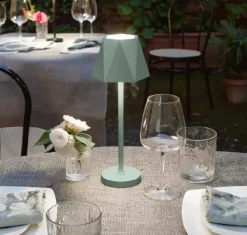 Ondaluce Da tavolo Fiji touch salvia   con un ribasso esclusivo- Lampade Da Tavolo