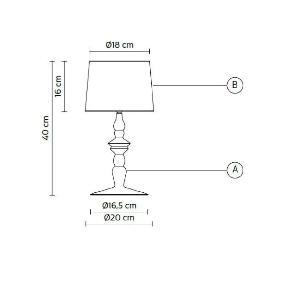 Da tavolo Alibababy lampada da tavolo h 40 stile Design a prezzi outlet^Karman