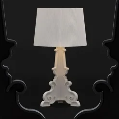 Kartell Da tavolo 9077 bourgie lampada da tavolo bianca stile Moderna in offerta- Lampade Da Tavolo