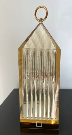 Kartell Da tavolo Lantern Ambra in offerta- Lampade Da Tavolo