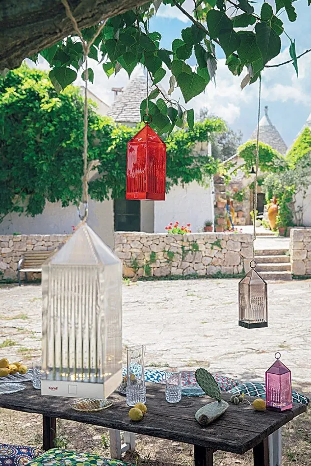 Kartell Da tavolo Lantern a prezzo Outlet- Lampade Da Tavolo