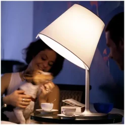 Sale Da tavolo Melampo tavolo grigio   in Offerta Outlet Lampade Da Tavolo