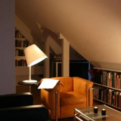 Sale Da tavolo Melampo tavolo grigio   in Offerta Outlet Lampade Da Tavolo