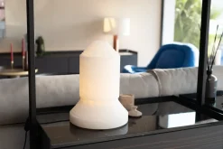 Outlet Da tavolo Babel Bianco a prezzi outlet Lampade Da Tavolo