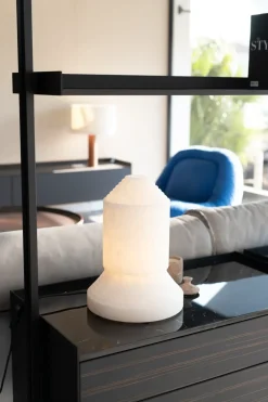 Outlet Da tavolo Babel Bianco a prezzi outlet Lampade Da Tavolo