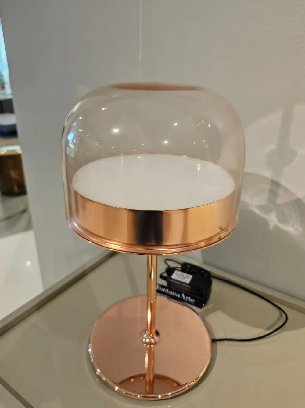 Fontana Arte Da tavolo stile Design Equatore in offerta- Lampade Da Tavolo