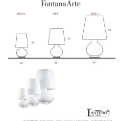 Da tavolo stile Moderna Art. 1853 a prezzi outlet^Fontana Arte Clearance