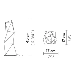 Da tavolo stile Moderna Diamond table small   scontato^Slamp Outlet