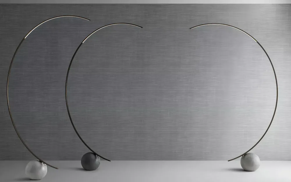 Bontempi Da terra Circle stile Design a prezzi outlet- Lampade Da Terra