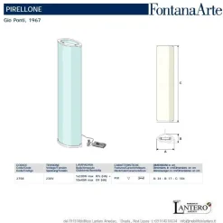 Fontana Arte Da terra con SCONTO IMPERDIBILE- Lampade Da Terra