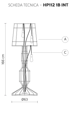 Sale Da terra in altro Sisma piantana a prezzo scontato Lampade Da Terra