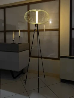 Stones Da terra in metallo Mizar a prezzo Outlet- Lampade Da Terra