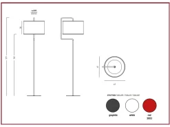 Hot Da terra in metallo Morfeo a prezzo Outlet Lampade Da Terra