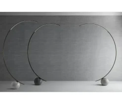 Hot Da terra stile Design Circle a prezzi outlet Lampade Da Terra