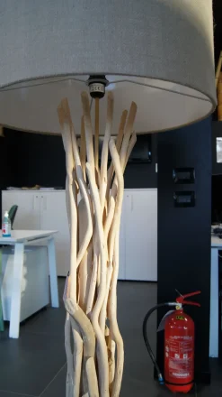 Da terra stile Etnico Lampada a piantana drift wood in saldo^Ideal Lux Clearance