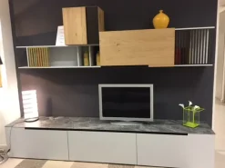 Clearance Soggiorno Slim/speed Legno Pareti attrezzate Design Pareti Attrezzate