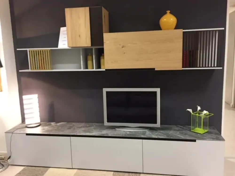 Clearance Soggiorno Slim/speed Legno Pareti attrezzate Design Pareti Attrezzate