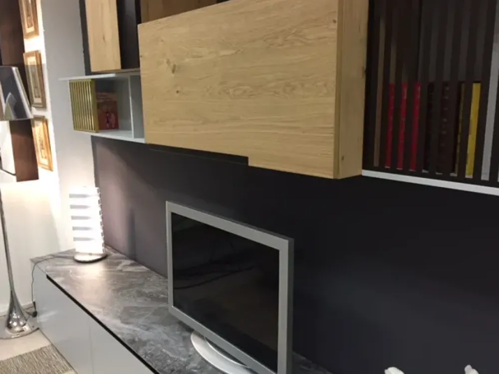 Clearance Soggiorno Slim/speed Legno Pareti attrezzate Design Pareti Attrezzate