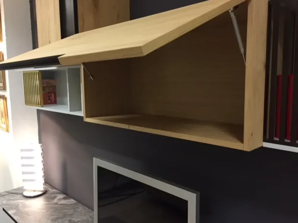 Clearance Soggiorno Slim/speed Legno Pareti attrezzate Design Pareti Attrezzate