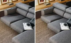 Divani letto con penisola in poliuretano. a prezzo Outlet.^Md work Best