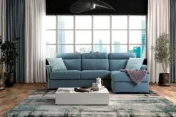 Collezione esclusiva Divani letto con penisola Clarence con forte sconto- Divani