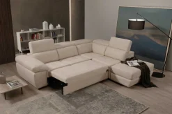 Clearance Divani letto con penisola Fuller OFFERTA OUTLET Divani