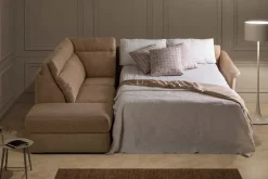 Online Divani letto con penisola Sidney maxi con pouf OFFERTA OUTLET Divani