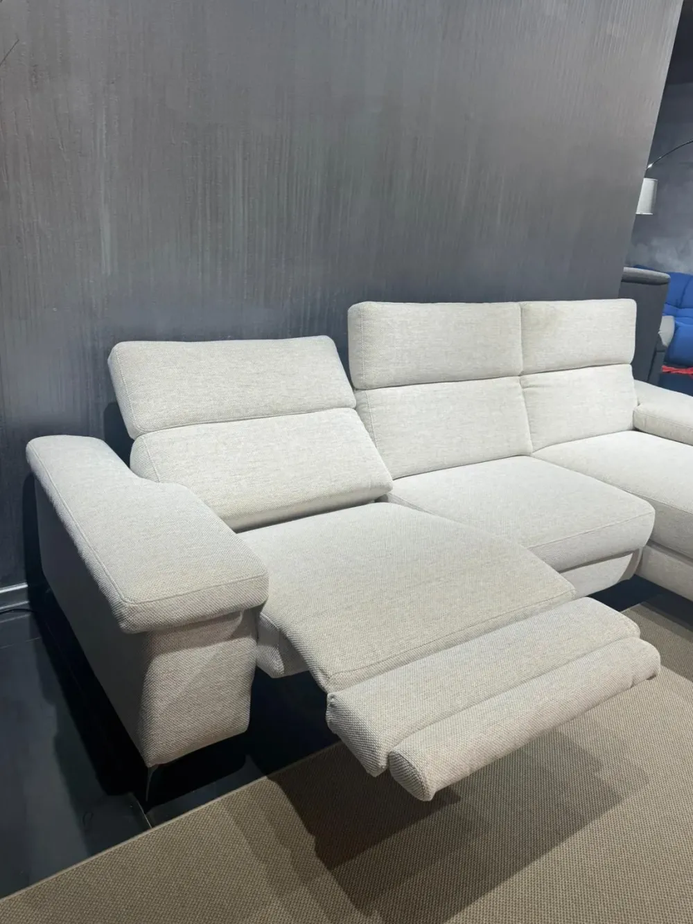 Divani letto con penisola in Tessuto a prezzo ribassato^Samoa Best