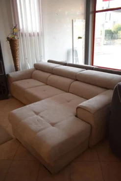 Divani letto con penisola Beth in OFFERTA - 50%^Collezione esclusiva Sale