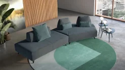 Outlet Divano a 5 posti modello Simply di a prezzo riservato Divani