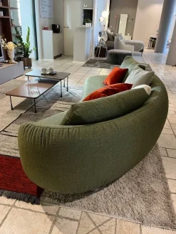 Nicoline Divano Amalfi tessuto in poliuretano a prezzo Outlet- Divani