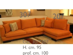 Artigianale Divano angolare Aliante   con forte sconto- Divani