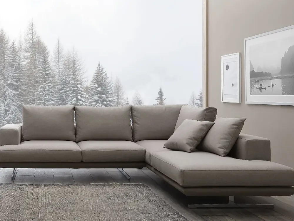 Crippa Salotti Divano angolare Alovun : con uno SCONTO ESCLUSIVO del 39%- Divani