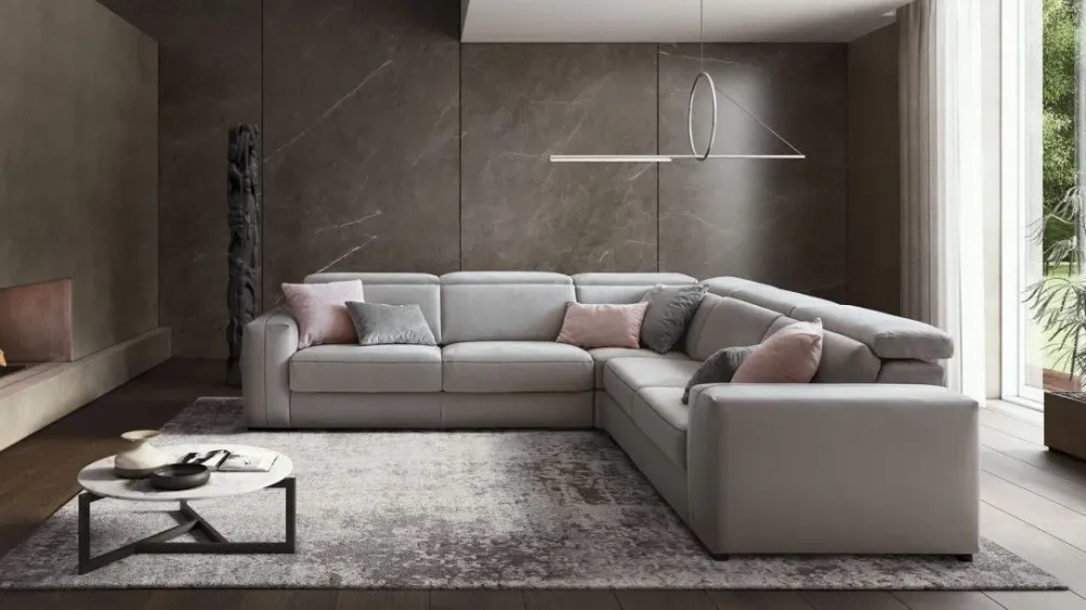 Collezione esclusiva Divano angolare Astor Mottes selection con forte sconto- Divani