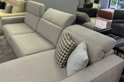 Divano angolare con relax cristofer tessuto in poliuretano   in Offerta Outlet^Artigianale New