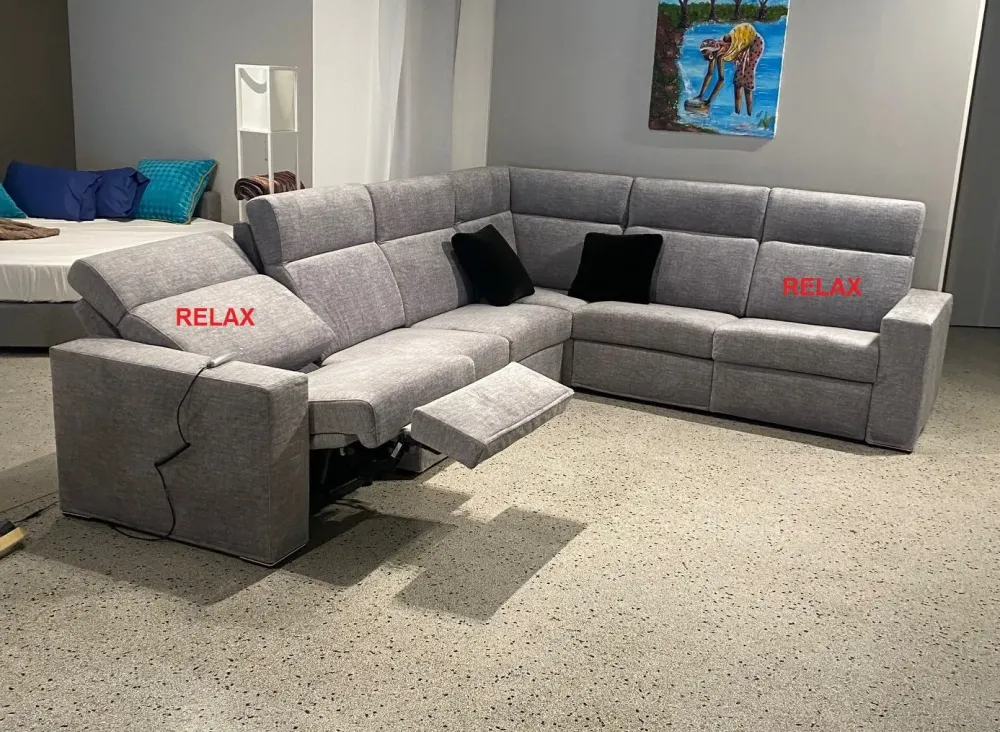 Divano Angolare Divano con relax doppio ad angolo di a prezzo ribassato^Md work Sale