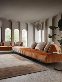 Le Comfort Divano angolare Divano modello bowie in Offerta Outlet- Divani