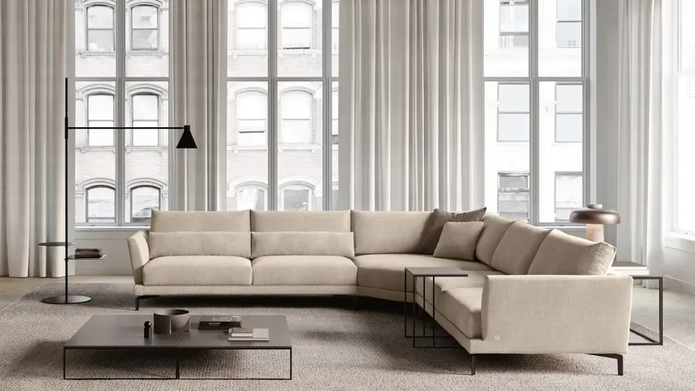 Doimo Salotti Divano angolare Elton Design SCONTATO! Prezzo speciale! Non perdere!- Divani