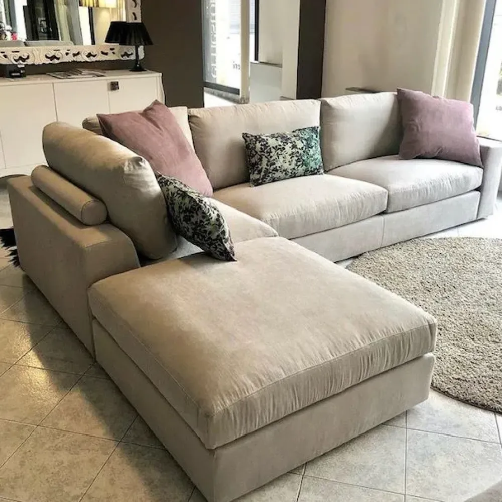 FlexTeam Divano angolare Extra norman 100 a PREZZO OUTLET- Divani