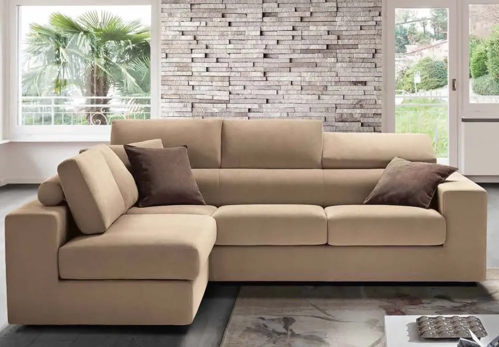 Outlet Divano angolare Giove salotti in offerta Divani