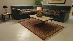 Divano angolare in microfibra sfoderabile scontato -80% Divani