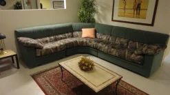 Divano angolare in microfibra sfoderabile scontato -80% Divani