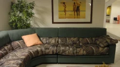 Divano angolare in microfibra sfoderabile scontato -80% Divani